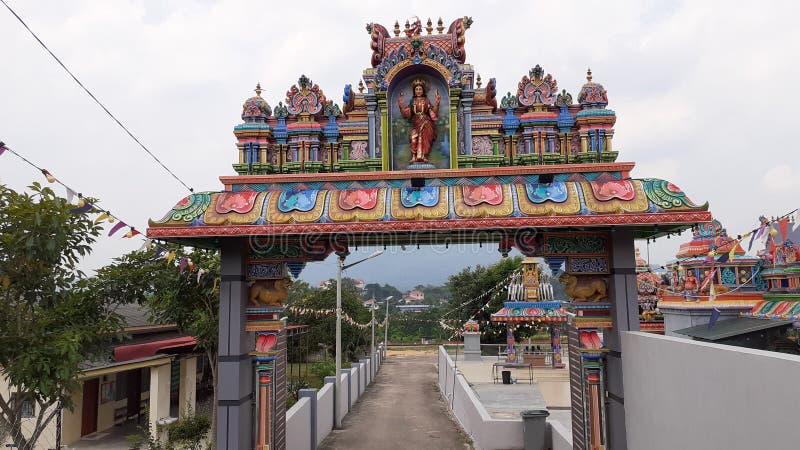 Hindu temple in Malaysia stock photo. Image of malaysian - 156436728