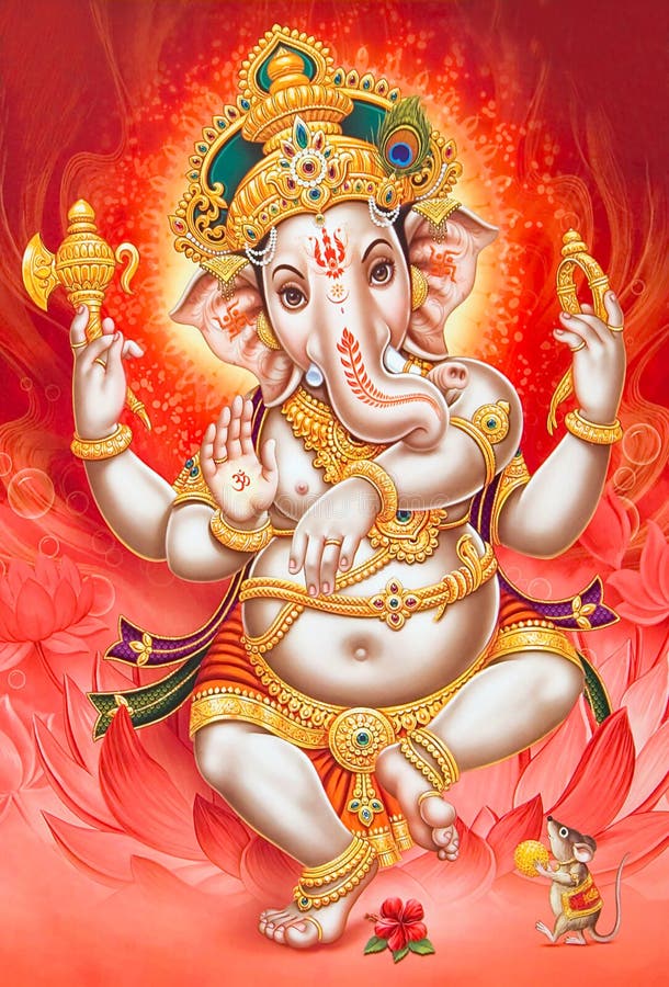 Ganpati Bappa Digitally Printed Wallpaper – DecorGlance