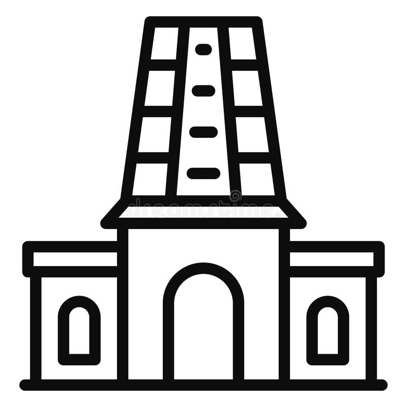 Hindu Temple, Maha Temple Isolated Vector Icon Which Can Be Easily Modified  or Edit Stock Vector - Illustration of editn, edit: 161842043