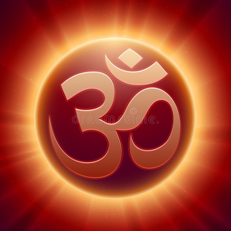 Hinduisk om-symbolvektor
