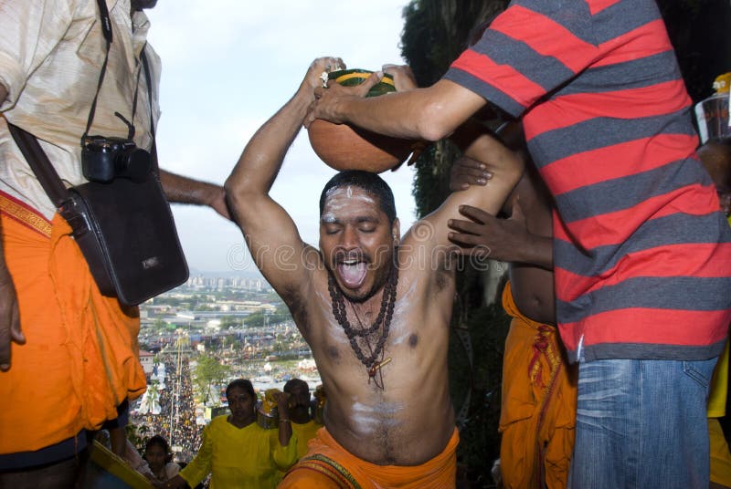 Hinduistische eifrige Anhänger lizenzfreie stockbilder Hinduistische eifrige Anhänger lizenzfreie stockbilder