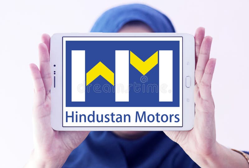 Hindustan viaja de automóvel o logotipo fotografia de stock