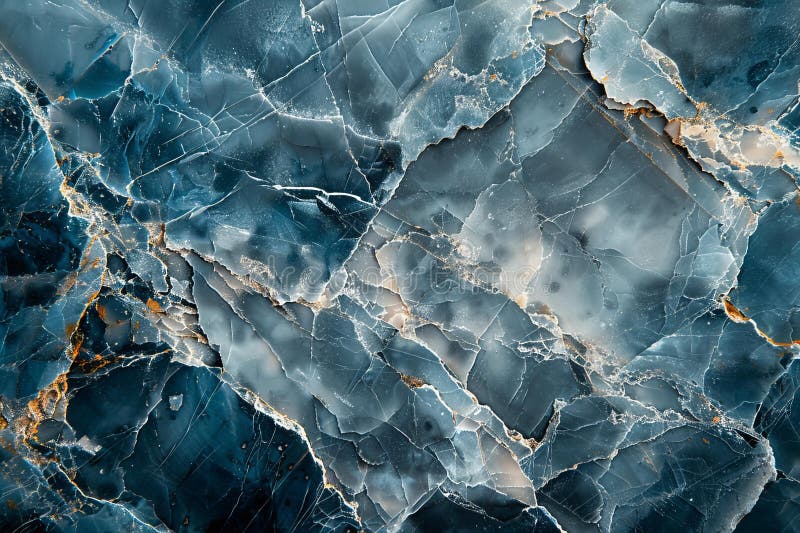 Hintergrund aus blauem Marmor mit grauem und weißem Muster für Innenarchitektur oder natürliche Tapete. stock abbildung