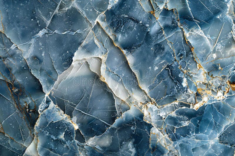 Hintergrund aus blauem Marmor mit grauem und weißem Muster für Innenarchitektur oder natürliche Tapete. stock abbildung