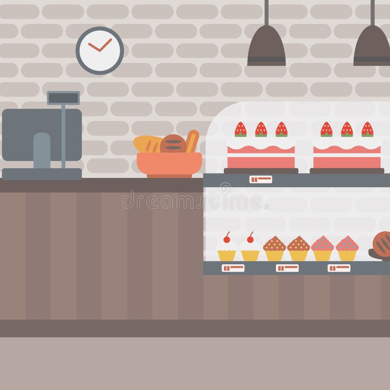 Hintergrund der Bäckerei lizenzfreie abbildung Hintergrund der Bäckerei lizenzfreie abbildung