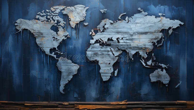 World map - abstract background. High quality photo AI generated. World map - abstract background. High quality photo AI generated