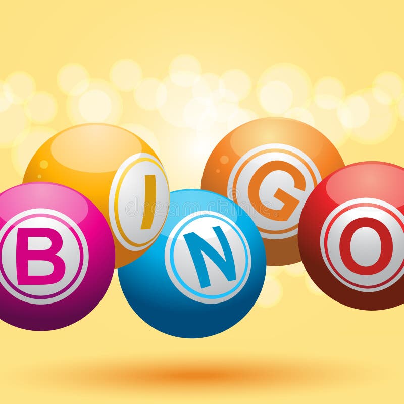Hintergrund des Bingo 3d vektor abbildung. Illustration von gelegenheit