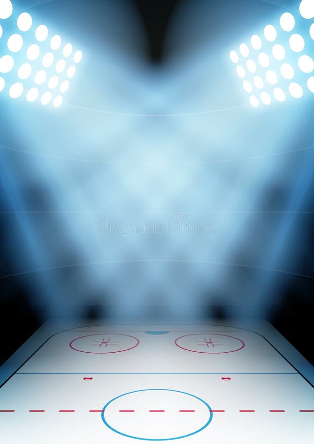 Hintergrund für Posternachteishockeystadion herein vektor abbildung Hintergrund für Posternachteishockeystadion herein vektor abbildung