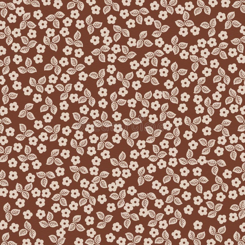 Hintergrund-kleine Blumen und Blätter vektor abbildung Hintergrund-kleine Blumen und Blätter vektor abbildung