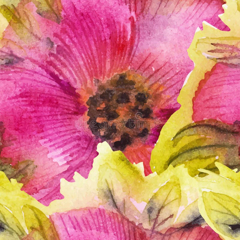Hintergrund mit Aquarellblumen vektor abbildung Hintergrund mit Aquarellblumen vektor abbildung