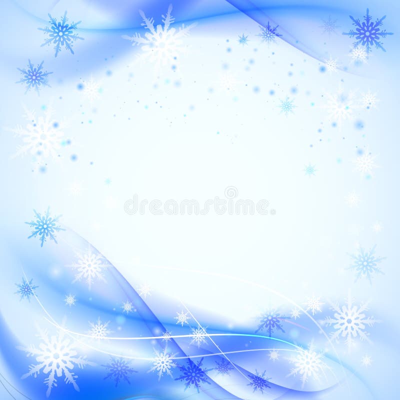 Abstract winter background with snowflakes. Vector illustration. Abstract winter background with snowflakes. Vector illustration.