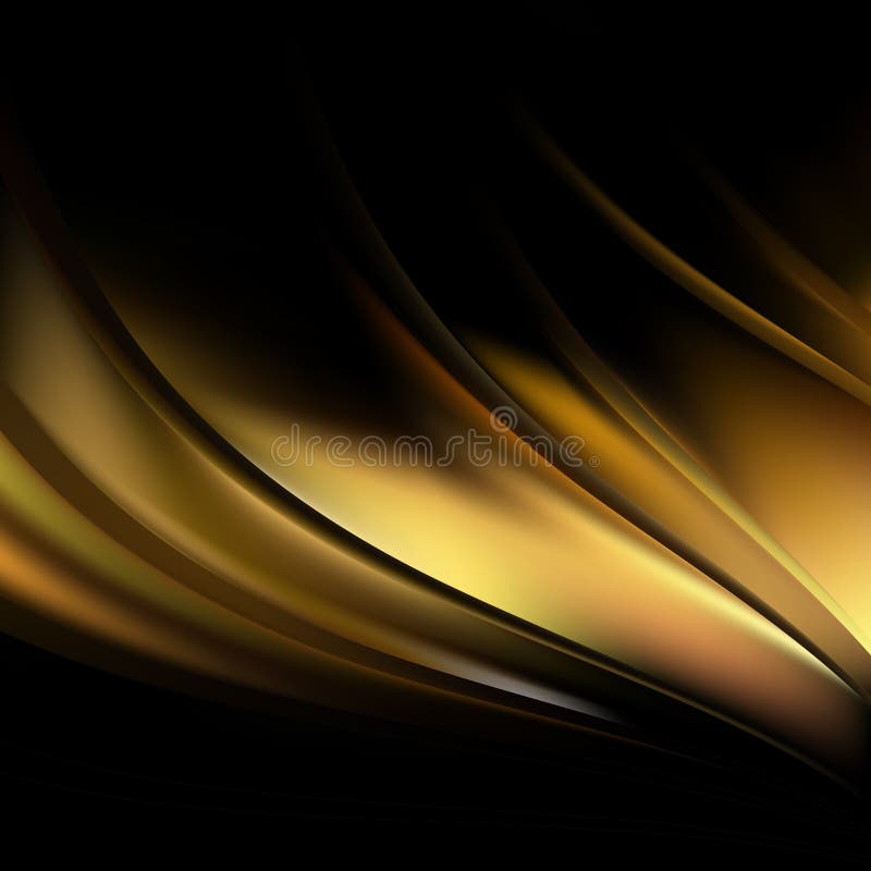 Hintergrundbild für Schwarz und Gold lizenzfreie abbildung