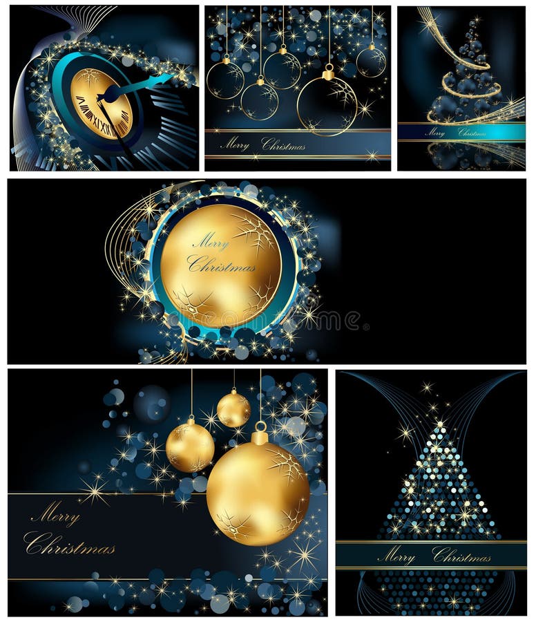 Hintergrundsammlungen der frohen Weihnachten vektor abbildung Hintergrundsammlungen der frohen Weihnachten vektor abbildung