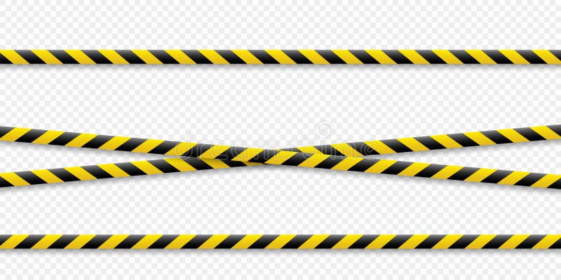 Hinweiszeilen Warnen Sie es ist gefährlich zur Gesundheit Warnendes Barrikadenband, gelb-schwarz, auf einem lokalisierten Hinterg