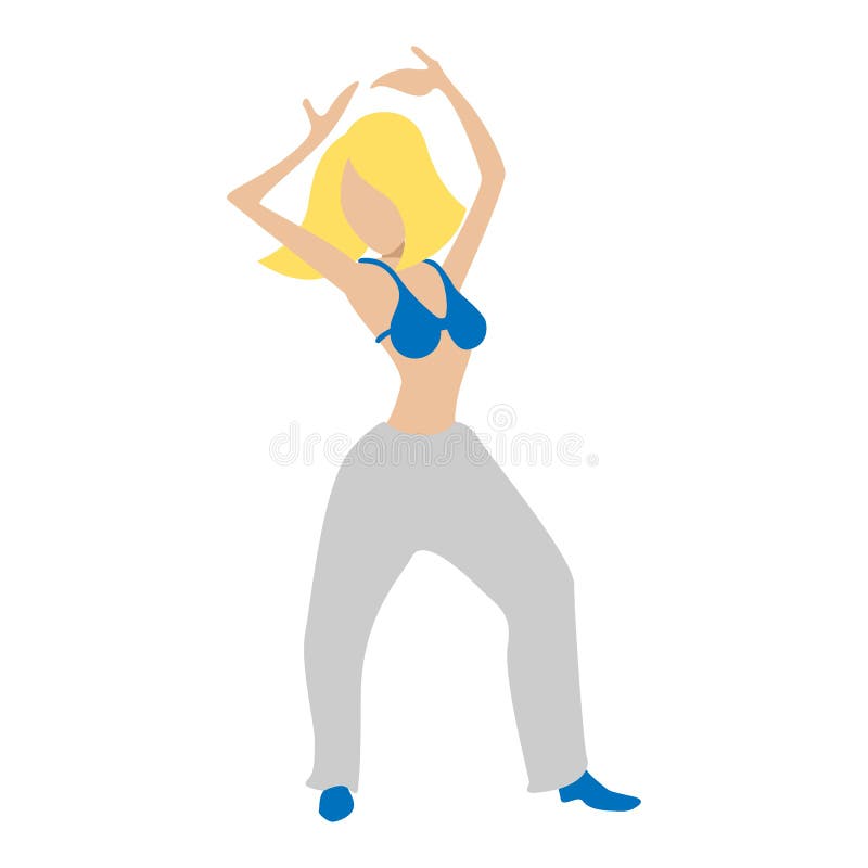 Hip Hop Girl Icon Stock Illustration Illustration Of Girl