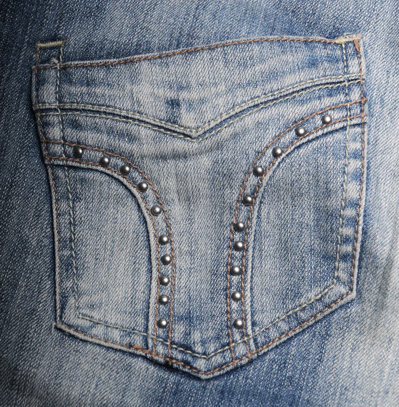 Hip pocket stock image. Image of pouch, trouser, hobnails 17838543