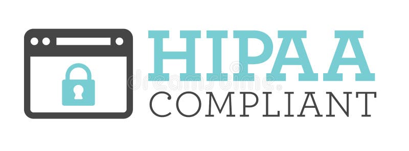 HIPAA-Befolgungs-Ikonen-Grafiken lizenzfreie abbildung HIPAA-Befolgungs-Ikonen-Grafiken lizenzfreie abbildung