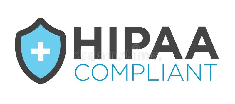 HIPAA zgodności ikony grafika ilustracja wektor HIPAA zgodności ikony grafika ilustracja wektor