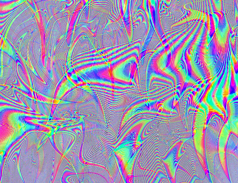 Hippie Trippy Psychedelic Rainbow Background LSD Colorful Wallpaper.  Abstract Hypnotic Illusion Stock Photo - Image of modern, texture: 229854206