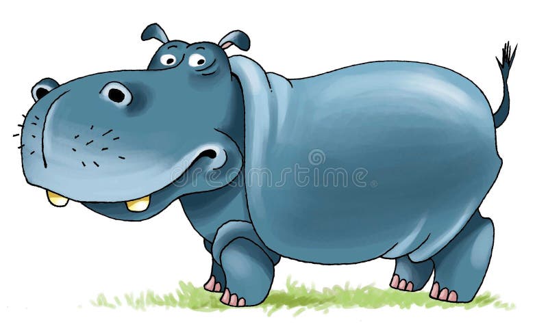 Hippopotamus africa nostrils cloven-hoofed mammal