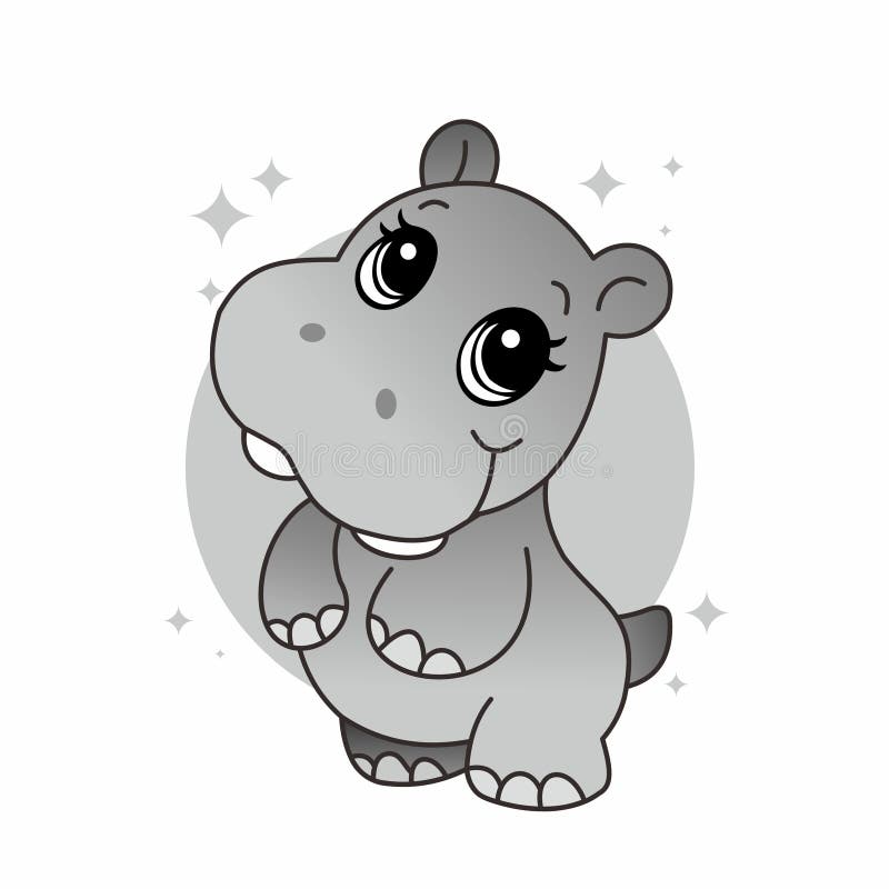 Hippopotamus Icon, Cute Cartoon Funny Character Flat Design Stock Illustration - Illustration of funny, flowers: 161126691 Hippopotamus Icon, Cute Cartoon Funny Character Flat Design Stock Illustration - Illustration of funny, flowers: 161126691