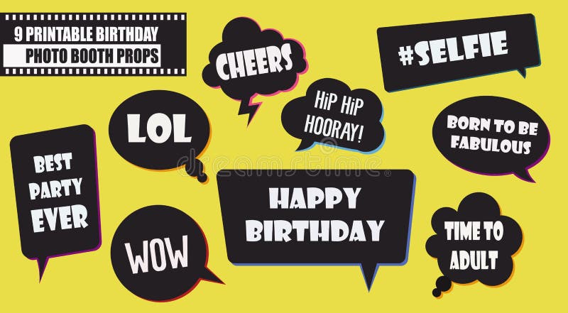 Hipster Photo Booth Props Set Vector Illustration Stock Vector Illustration Of Birthday Cartoon Hipster Photo Booth Props Set Vector Illustration Stock Vector Illustration Of Birthday Cartoon