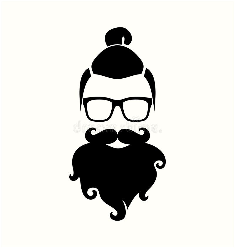 Hipster γραπτό Τοπ κόμβος Hairstyle mustaches φορείς ελεύθερη απεικόνιση δικαιώματος Hipster γραπτό Τοπ κόμβος Hairstyle mustaches φορείς ελεύθερη απεικόνιση δικαιώματος