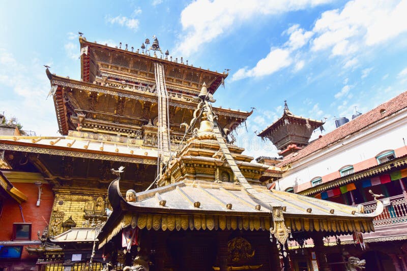 Hiranya Varna Mahavihar Or Golden Temple In Lalitpur Nepal Editorial hiranya-varna-mahavihar-or-golden-temple-in-lalitpur-nepal-editorial