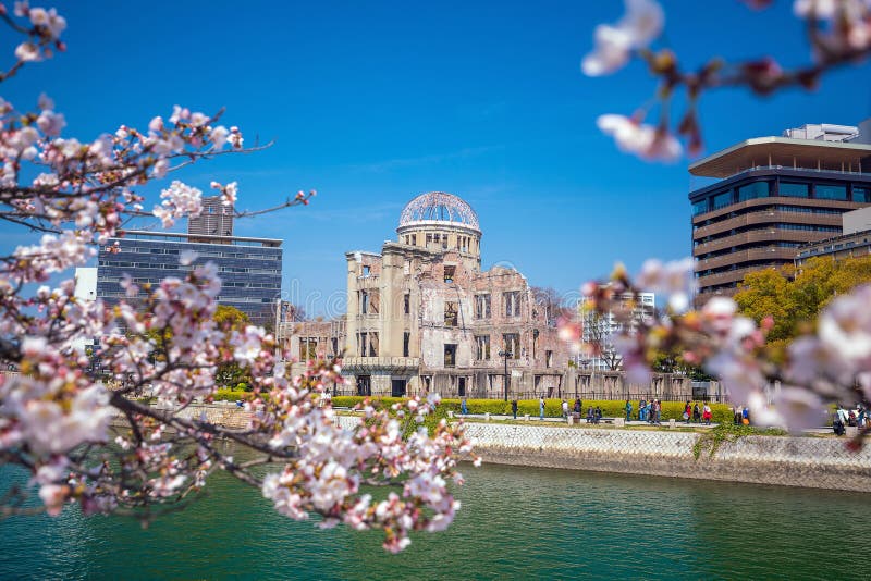 Hiroshima Japão Local do património mundial do Unesco imagens de stock royalty free Hiroshima Japão Local do património mundial do Unesco imagens de stock royalty free