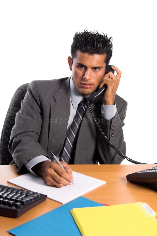 Hispanic Business Man royalty free stock photo