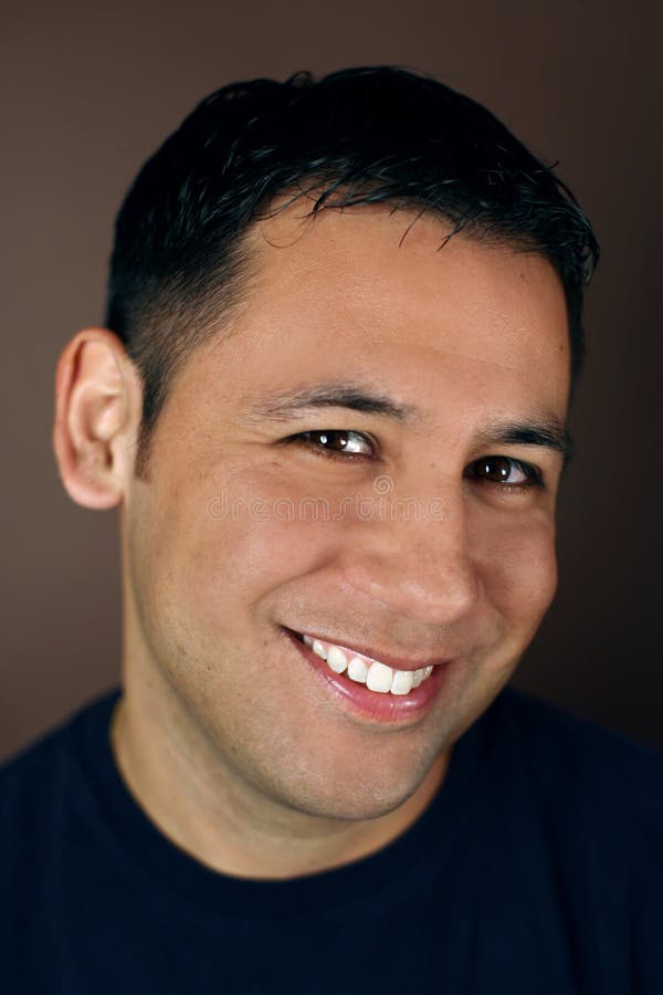Hispanic man portrait young στοκ εικόνα