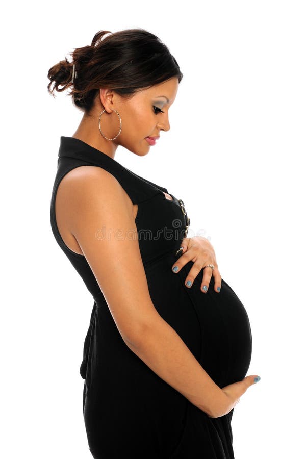 A Pregnant Woman Topless in Pajama Pants in Profile in a Home Interior.  Stock Image - Image of pants, attractive: 275364617