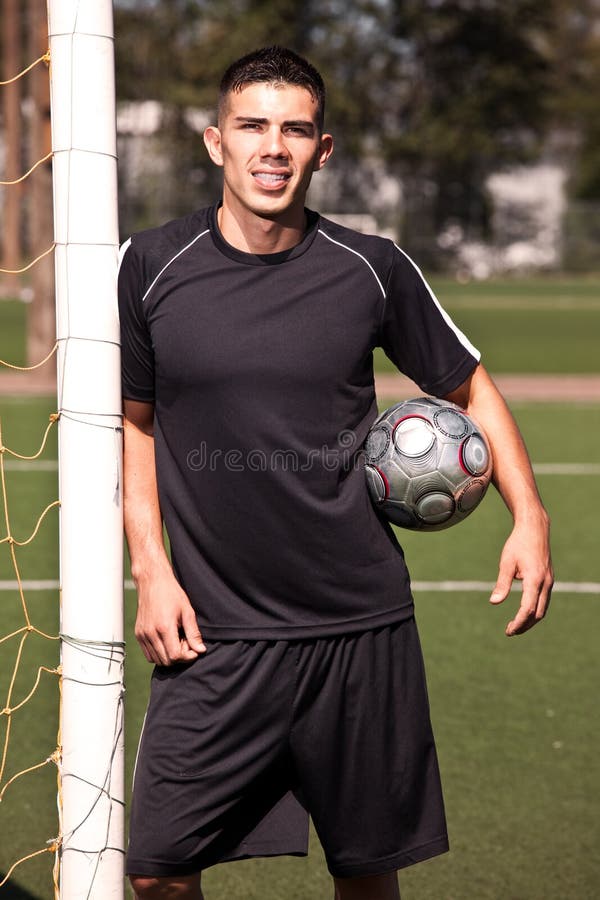 Hispanic Soccer Or Football Player Stock Photo - Image of latin