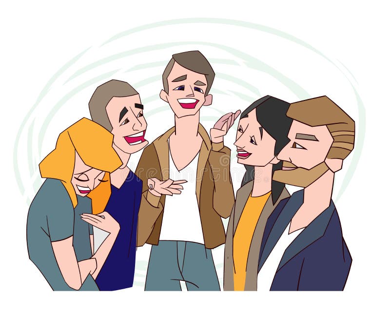 Historia del ejemplo del vecor del concepto del carisma buena aislada libre illustration Historia del ejemplo del vecor del concepto del carisma buena aislada libre illustration