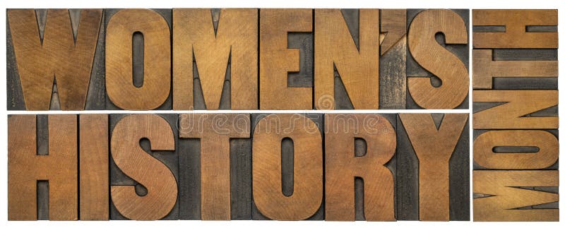 Historia kobiet miesiąc w rodzaju drewna