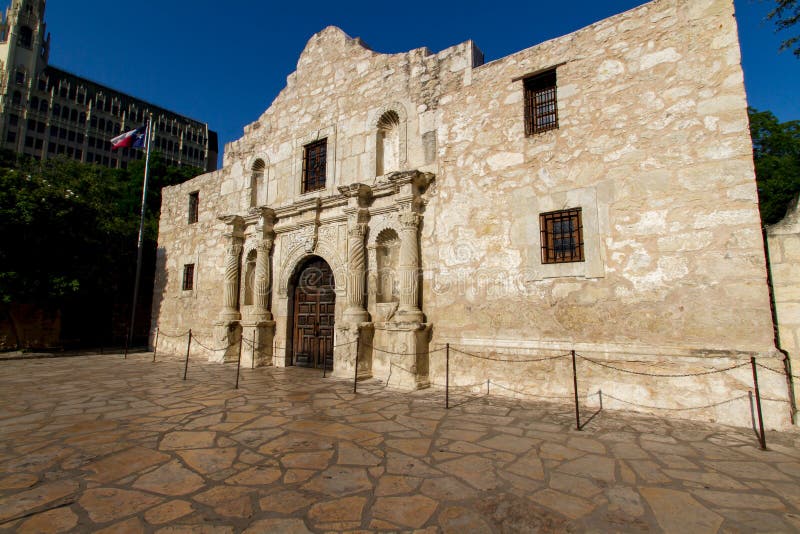 The Historic Alamo, near Sunset. stock photos The Historic Alamo, near Sunset. stock photos