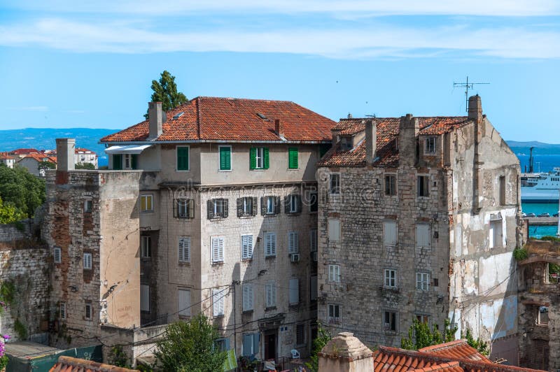 Historic architecture, Split royalty free stock photography