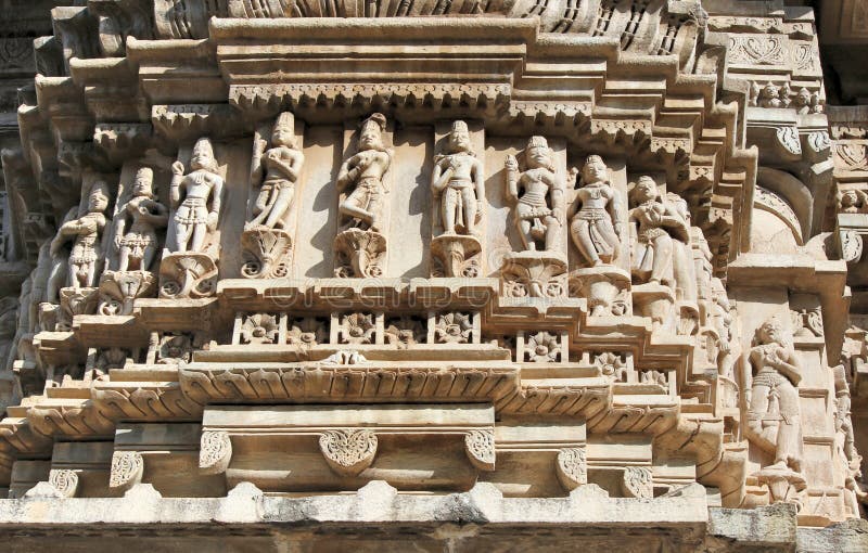 Beautiful stone carving in jagdish temple, udaipur. the temple was built in 1651 by maharana jagat singh of udaipur. Beautiful stone carving in jagdish temple, udaipur. the temple was built in 1651 by maharana jagat singh of udaipur.