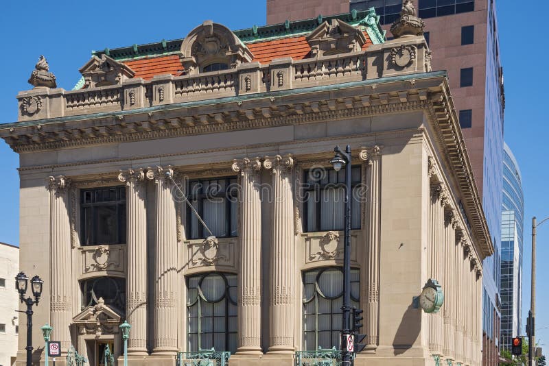 Historic beaux arts style builidng in milwaukee