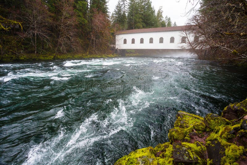 Historic Belknap Bridge McKenzie River