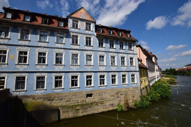 A Historic Building in Bamberg, Germany Editorial Stock Photo Image of canal, building 63793103