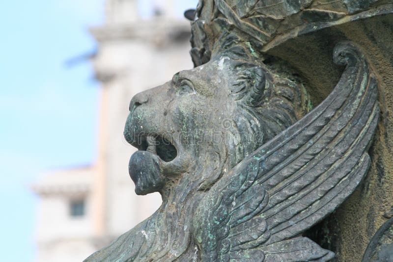 Historic building detail of Venice