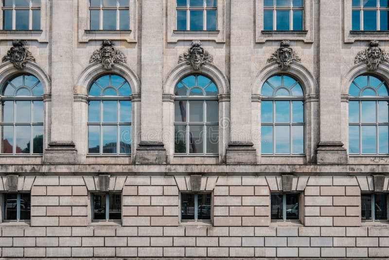 Historic Building Facade of the Bode Museum at Museum Island Mu
