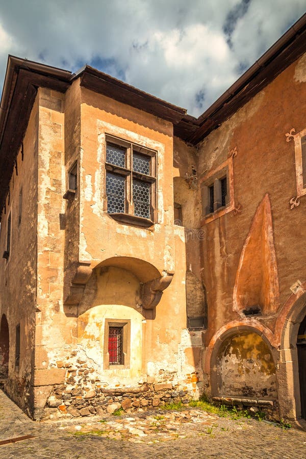 Historic building in Kremnica, important medieval mining town, S