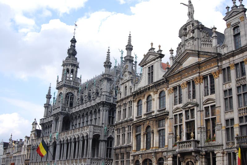 Historic buildings in Brussels