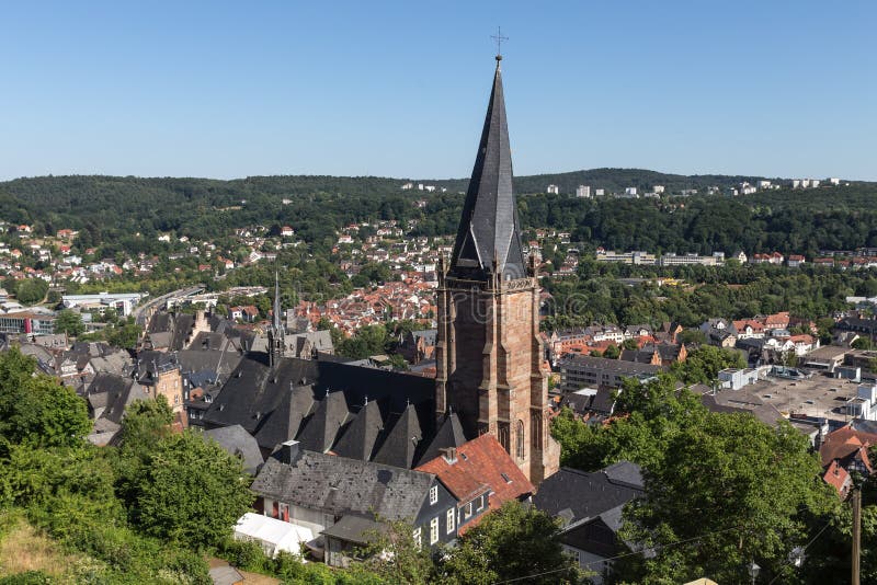 Some historic buildings in marburg germany