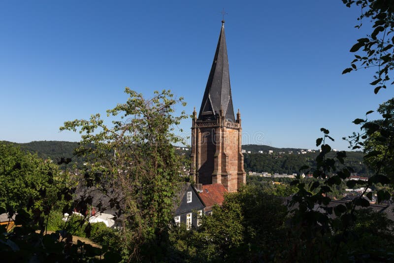 Some historic buildings in marburg germany