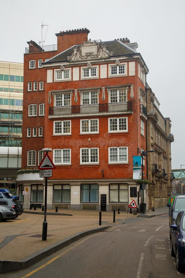 Historic buildings in Southwark, London, England stock image