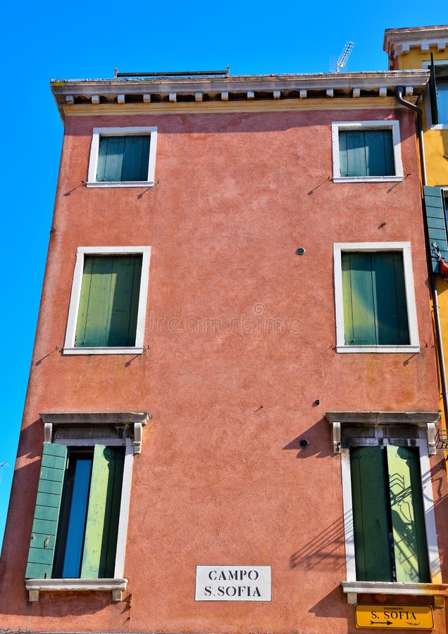 Historic Buildings, Venice Italy Editorial Image Image of