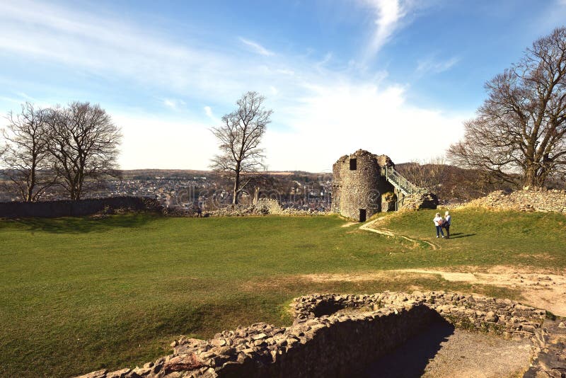 Historic castle ruins royalty free stock photos
